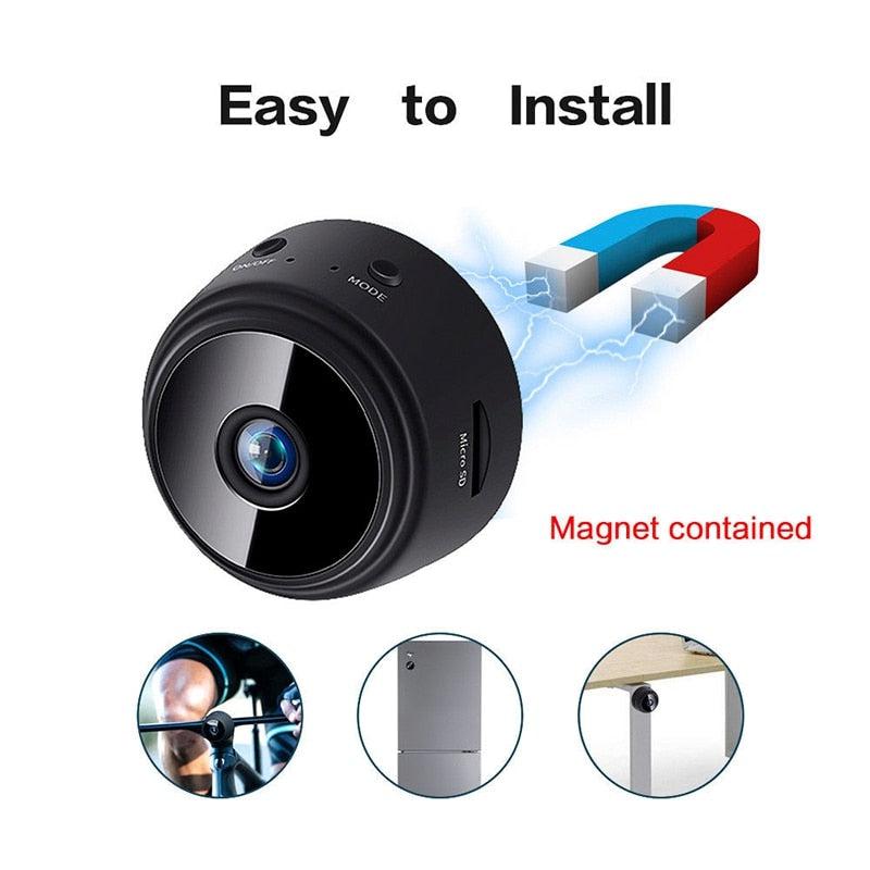A9 Mini Surveillance Camera with Wi-Fi & HD Night Vision | Smart Life Home Security Camcorder